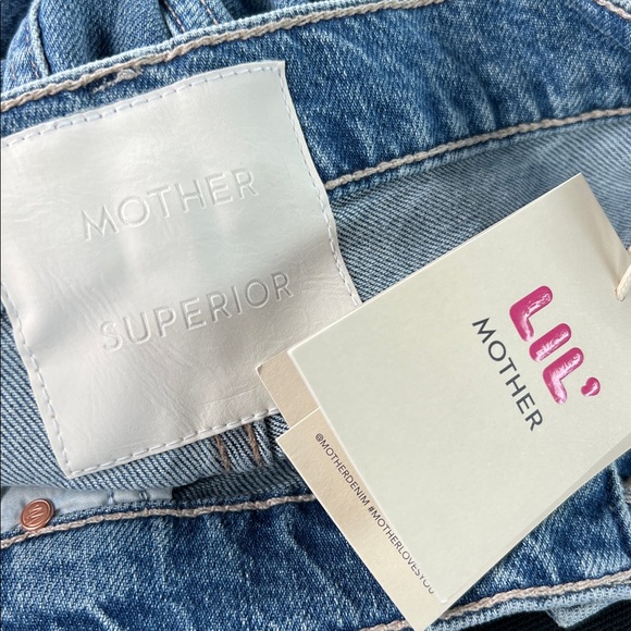 Mother The Dodger High Rise Sneakers Jeans in Wash NWT - Picture 8 of 15